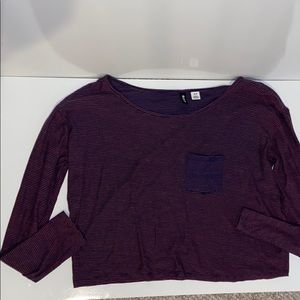 maroon long sleeve shirt